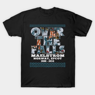 Maelstrom ride Over the Falls Norway Pavilion- distressed look New T-Shirt